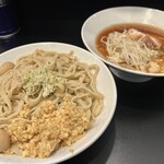 豚風。 - 限定『こんぶ。』（1,300円）＋燻製うずら（150円）＋ショウガ（50円）、ニンニクコール