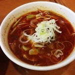 ラーメン暁 - つけめんのスープアップ