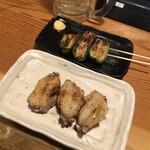 鳥貴族 - ◎手羽先塩　◎ピーマン肉詰め　ポン酢味