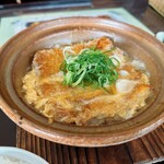 広島吉和の森ゴルフ倶楽部 - かつとじ鍋膳