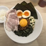 Kirameki No Tori - 台湾まぜそば 直太朗(並) 920円、キラメキスペシャル (ｸｰﾎﾟﾝにより無料)