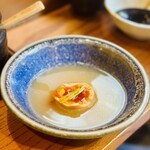 Toridashi Oden Samon - 半熟卵の中身はこんな感じ