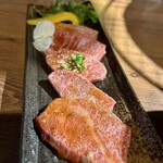 炭火焼肉 たけのうち - 霜降りカルビ