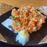 Sushimi - 駿河御膳の桜えびのかき揚げ