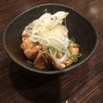 九州料理 マルキュウ - とりわさ、わさびがちゃんと染み込んでます