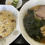 中村ラーメン - チャーハンとラーメンのセット@980