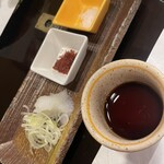 旅館 すぎもと - 手打ち蕎麦のお供