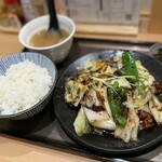 Wafuu Hoiko Rosemmon Tendashiya - 和風回鍋肉定食（990円）