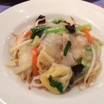 悠苑 - 野菜たっぷりの焼きそば