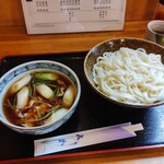 福中 - ねぎなんばんうどん750円＋大盛り100円