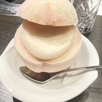 叙々苑 新宿小田急ハルク店 - 桃のシャーベット