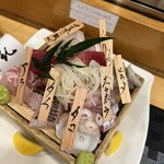 味の店 スズラン - お刺身盛り合わせ