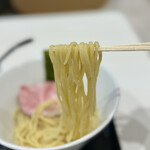 Tanrei Ramen Tsuchinotomi - キリッと〆られたツルモチ中太麺