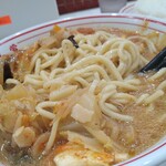 蒙古タンメン中本 - 麺のアップ