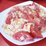 中華飯店 - 西紅柿炒鶏蚕(トマトと卵の塩炒め) 900円
