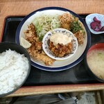 浜ちゃん食堂 - から揚げDX定食730円