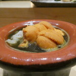 鮨 つきうだ - バフンウニとシャリを追加