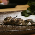 鮨 つきうだ - さよりの皮