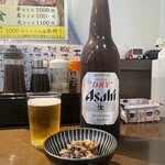 山三 - 瓶ビール大瓶 ¥820