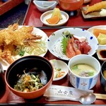 和食処 山女魚 - 料理写真:『ジャンボ海老フライ御膳』