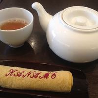 中国料理 かなめ - おしぼりと中国茶