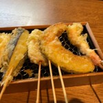 串天ぷら 煮込み スタンド◎まるに - 天ぷら盛り合わせ5本セット