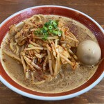 Menyaninomiya - 豚味噌ラーメン+煮玉子