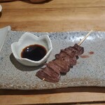 ジビエ串 ニューバクロ - 1本ずつくるので何のジビエ串か分からなくなりました