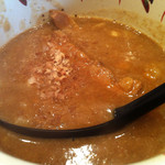 つけ汁（魚介豚骨つけ麺）