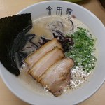 金田家 - 黒豚ラーメン(バリカタ）６３０円（２０１４．２）