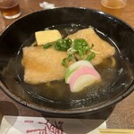 手打ちうどん 晋作 - きつねうどん昆布追加