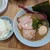 ラーメン 村井村  - 料理写真:半熟味玉ラーメンと目玉焼きごはん