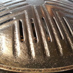 遠野食肉センター - 鍋　穴がいい仕事します♪