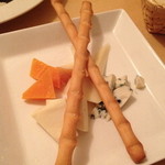 クッチーナ笑多 - ヨーロッパチーズの盛り合わせ（９８０円）２０１４年２月