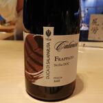 鮨 おにかい×2 - ここでシチリア産の赤ワインを合わせてくるセンス！もちろん相性バッチリ！