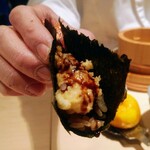 鮨 おにかい×2 - 秒単位で味が変わる天麩羅。タレの馴染もバッチリ！ぶっちゃけ、本店超えちゃってるかも……