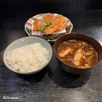 味の店 いわし - 桜海老のかき揚げの食事セット