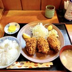 Kappou Sanyuu - 三友カキフライ3個定食