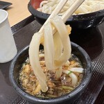 丸亀製麺 - 【2024.4.15(月)】麵をスープに付けた