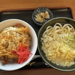 おべんとうのヒライ - 大江戸カツ丼　並うどんセット