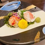 氷雪の門 - たらば蟹・ずわい蟹のお造り