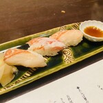 氷雪の門 - ずわい蟹の生寿司