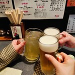 かず坊 - キンキンの生ビール