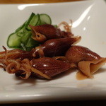 蕎麦ひら井 - コース　ほたるいかの三杯酢和え