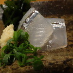 蕎麦ひら井 - コース　さより刺身