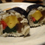 蕎麦ひら井 - 蕎麦寿司アップ