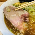 とんぼ庵 - 【味玉らぁめん＝2種類のチャーシュー】