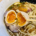 とんぼ庵 - 【味玉らぁめん＝味玉】