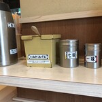 そばの神田 東一屋 - コンディメンツ。
