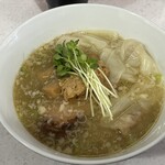 Ramen Hoshi Jirushi - 自家製XO醤の旨み麺(塩)＋ワンタン